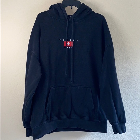 Brandy Melville Tops - Women’s Brandy Melville Suisse 1984 Hoodie